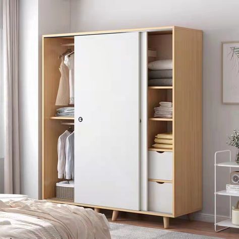 Modern simple assembly household storage cabinet sliding door bedroom lockers small family wardrobes https://m.alibaba.com/product/1600457531831/Modern-simple-assembly-household-storage-cabinet.html?__sceneInfo={"cacheTime":"1800000","type":"appDetailShare"} Small Sliding Wardrobe, Cabinets For Small Bedrooms, Bedroom Bedside Table Ideas, Sliding Door Bedroom, Cabinet Sliding Door, Small Bedroom Wardrobe, Bedside Table Ideas, Yellow Room Decor, Wardrobe Design Ideas