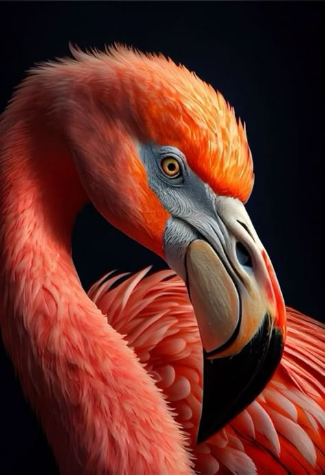 Flamingo Pictures, Animal Photography Wildlife, Flamingo Painting, Flamingo Art, Animal Reference, Free Illustration, Animal References, Arte Animal, Animal Faces