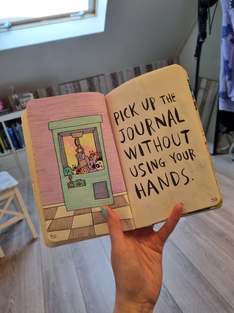 Diy Wreck This Journal, Create This Book Cover Ideas, Wreck This Journal Ideas Pages, Wreck This Journal Ideas, Visual Journal Ideas, Wreck This Journal Cover, Wreak This Journal Pages, Trash Journal, Wreck This Journal Everywhere