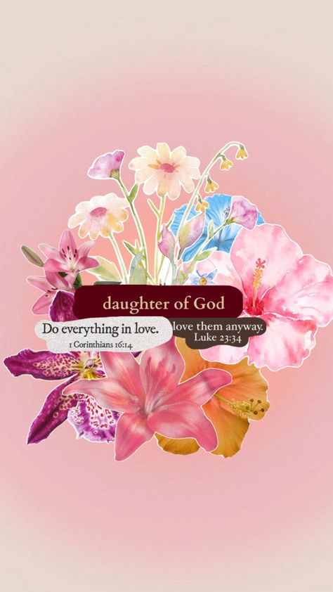 Cute Christian girl wallpaper flowers Christian Girl Wallpaper, Bible Verses Wallpaper Iphone Aesthetic, Wallpaper Bible, Christian Quotes Wallpaper, Jesus Artwork, Iphone Lockscreen Wallpaper, Bible Verse Background, Jesus Wallpaper, Bible Quotes Wallpaper