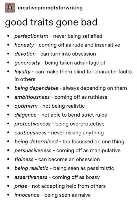 Cool Personality Traits, Cute Character Traits, Personality Traits Writing, Character Physical Features List, Character Ideas Personality, Character Building Prompts, Different Personality Traits, Writing Prompts For Characters, Dnd Character Personality Traits