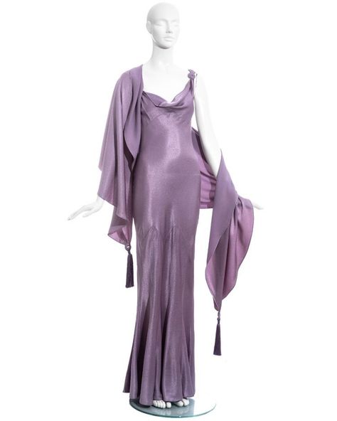 Dress And Shawl, Satin Evening Dress, Dress With Shawl, Satin Evening Dresses, Prom Style, John Galliano, Gorgeous Gowns, Dream Dress, Pretty Dresses