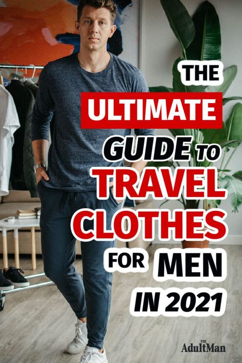 Ticket, passport, headphones. What else? That's right: a few incredible outfits to out-style everyone on the plane. These are the best travel clothes for men. Mens Fall Travel Outfits, Travel Outfit For Men Casual, Road Trip Outfit Men, Winter Travel Outfit Men, Traveling Outfits Men, Italy Vacation Outfits Men, Long Flight Outfit Men, Travel Outfit Plane Men, Travel Men Outfit