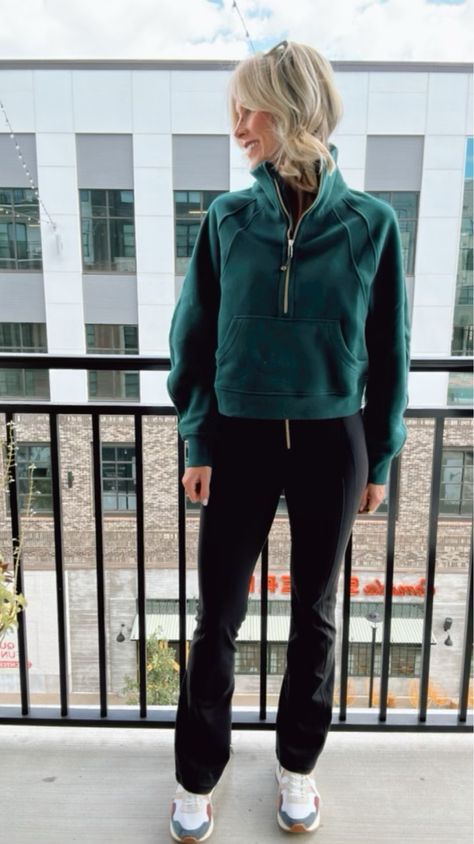 Shop Scuba Oversized Funnel-Neck Half … and other curated products on LTK, the easiest way to shop everything from your favorite creators. Athleisure Inspo, Emerald Color, Funnel Neck, Funnel, Cold Weather, Athleisure, Emerald, Lounge Wear, Black