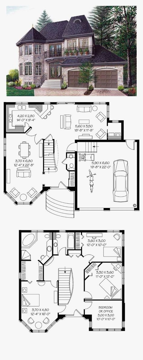 Large Home Floor Plan Victorian House Plan, Victorian House Plans, Victorian Style House, Commercial And Office Architecture, Sims 4 House Plans, Mansion Floor Plan, Sims 4 House Design, Casas The Sims 4, Sims House Plans