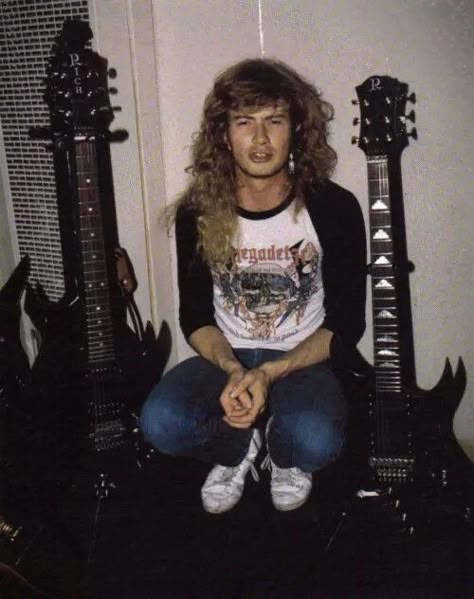 Dave Mustaine 80s, 80s Metal Fashion, Metalhead Fashion, Metal Outfit, Dave Mustaine, Musica Rock, Make Clothes, Metal Fashion, I'm Bored