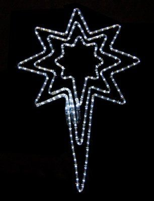 The Holiday Aisle 32" Star LED Lighted Window Décor Christmas Lights Decorations, Christmas Rope Lights, Meteor Lights, Bethlehem Star, Halloween Lights Decorations, Lights Decorations, Hanging String Lights, Led Curtain Lights, Christmas Yard Art