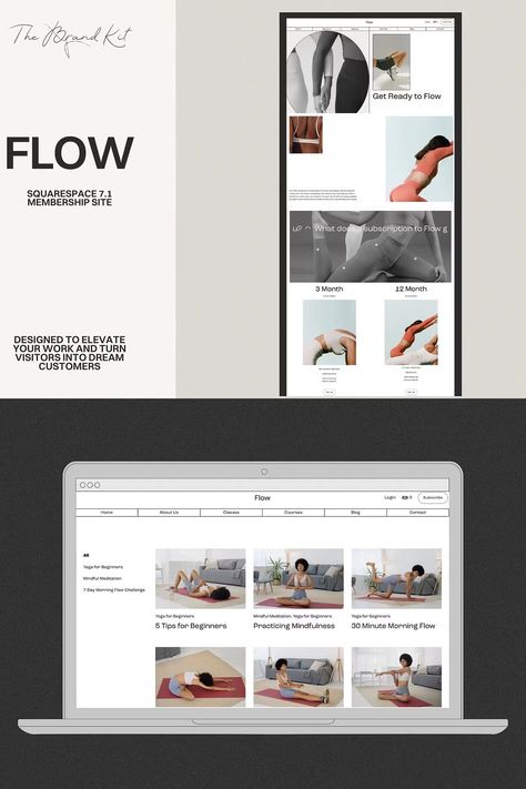 Squarespace 7.1 Membership Site Membership Website, Membership Site, Website Design Inspiration, Beauty And Health, Web Template, Graphic Illustration, Website Design, Design Inspiration, Health