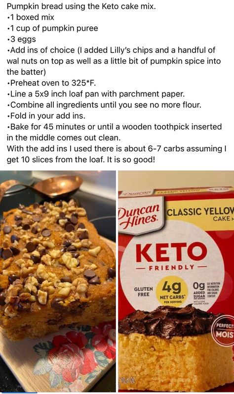 Keto Cake Mix Pumpkin Cookies, Keto Cake Mix Pumpkin Muffins, Keto Brownie Mix Hacks, Keto Box Cake Mix Recipes, Keto Pumpkin Cake, Keto 2023, Cake Mix Pumpkin, Low Carb Pumpkin Recipes, Clean Desserts