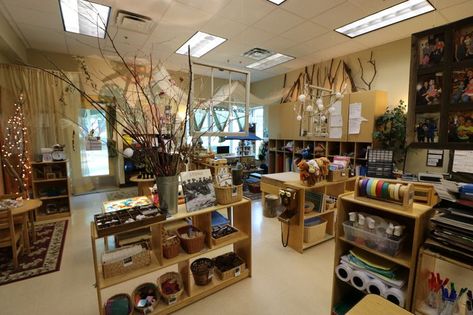 Preschool Room Layout, Nature Based Classroom, Ece Classroom, Daycare Room Ideas, Reggio Emilia Classroom, Reception Classroom, Calm Classroom, Reggio Inspired Classrooms, Reggio Emilia Inspired