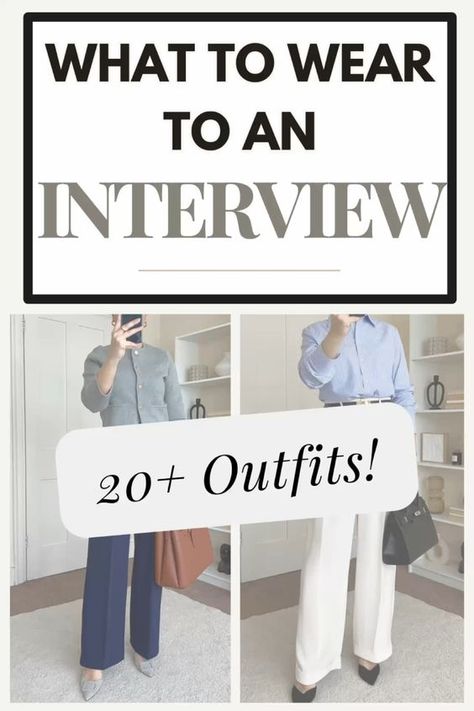 Wondering what to wear for a job interview? Not to worry, this guide will show you the dos and dont’s on getting that perfect interview outfit! Summer Interview Outfit Professional, Black Slacks Outfit, Summer Interview Outfit, Dos And Dont, Summer Office Attire, What To Wear To An Interview, Slacks Outfit, Grey Pants Outfit, Button Down Outfit