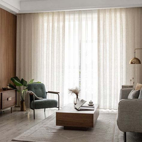 Colonial Chic, Measuring Curtains, Window Curtains Bedroom, Sheer Linen Curtains, Window Treatments Living Room, Window Treatments Bedroom, Curtain Length, Tulle Curtains, Curtains Width