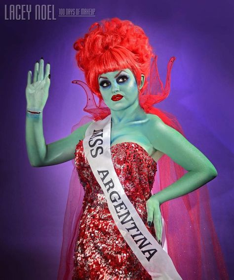 Beetlejuice Miss Argentina, Argentina Makeup, Miss Argentina Beetlejuice, Miss Argentina, Makeup Challenges, Club Kids, Makeup Designs, American Horror, Beetlejuice