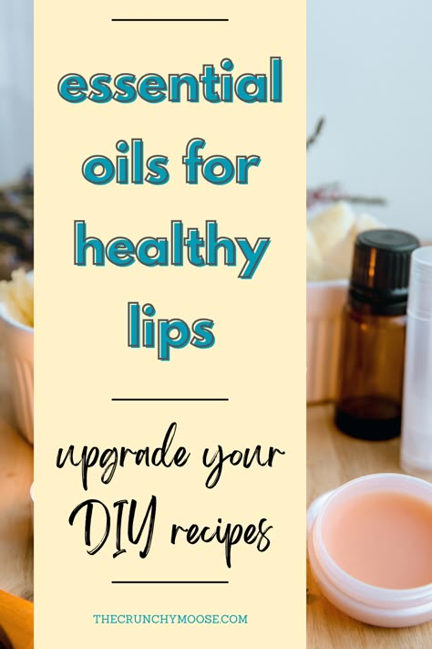 Chapped, dry, & cracked lips are not fun, not cute, and can even be painful. It's super inexpensive and easy to make moisturizing lip balms and scrubs to heal your lips. Adding essential oils to your DIY lip recipes not only makes them smell amazing but also boosts the benefits for your lips.  

What essential oils to use in homemade diy lip balm, lip plumper, lip stain, #diybeauty Essential Oils For Chapped Lips, Lip Balm Recipes With Essential Oils, Diy Natural Lip Scrub, Essential Oils For Lips, Best Lip Balm For Chapped Lips, Lip Salve Recipe, How To Heal Chapped Lips Fast, Chapped Lips Remedy Severe, Best Lip Balm For Dry Lips