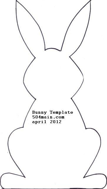 Easter Bunny Pattern Printable | ... is not my forte) Cut bunnies out using template or your own shape Rabbit Patterns, Stuffed Bunnies, Easter Bunny Pattern, Easter Bunny Template, Bunny Templates, Easter Wood Crafts, Easter Templates, Pattern Printable, Easter Bunny Crafts