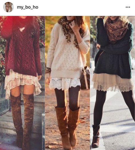 2010 Style Outfit, Bohemian Outfits Winter, Romantic Boho Style, Boho Winter Outfits, Best Winter Outfits, Mode Boho, Style Inspiration Winter, Boho Chic Outfits, Layering Outfits