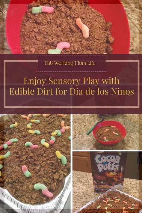 Edible Farm Sensory Bin, Edible Dirt Sensory, Editable Sensory Bin, Play With Your Food, Food Sensory Activities, Edible Dirt, Edible Sensory, Edible Sensory Play, Infant Sensory