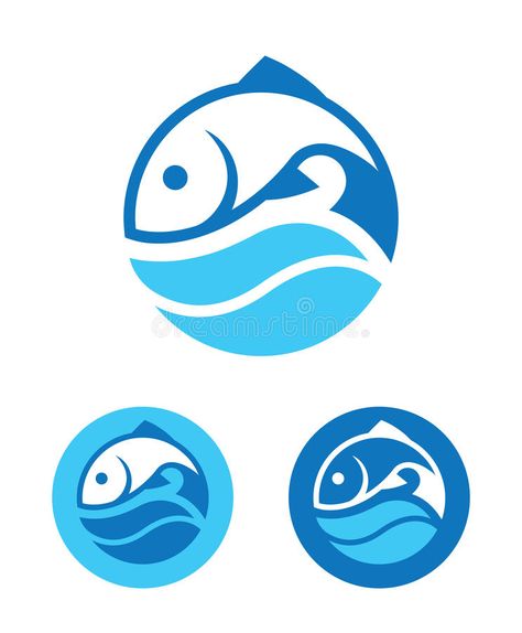 Round Signs, Fish Icon, Shark Logo, Page Layout Design, Fishing Signs, Fish Vector, Fish Logo, Food Logo, Sports Graphic Design