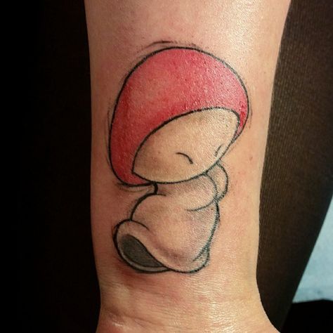 The dancing mushroom from Disney's Fantasia Dancing Mushroom, Tattooed Lady, Disney Fantasia, Mushroom Tattoos, Sibling Tattoos, Fantasia Disney, Disney Fairies, Sister Tattoos, Tat Ideas