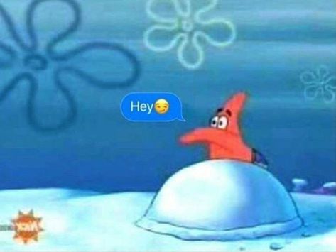 When you try to slide into DMs Flirty Reaction Pics, Flirty Memes, Response Memes, Current Mood Meme, Cute Love Memes, Spongebob Funny, Snapchat Funny, Spongebob Memes, Fresh Memes