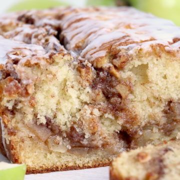 Apple Cinnamon Fritter Bread - Bitz & Giggles Cinnamon Loaf, Apple Fritter Bread, Apple Walnut, Caramel Dip, Baked Ribs, Fried Apples, Apple Fritters, Easiest Apples, Apple Cinnamon