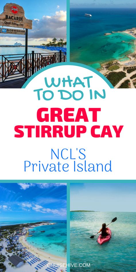 Travel tips you should read on things to do in Great Stirrup Cay, Bahamas during a cruise vacation. #cruise #travel #traveltips #vacation #ncl #caribbean Norweigen Cruise, Great Stirrup Cay Bahamas, Great Stirrup Cay, Norwegian Sky, Ncl Cruise, Bahamas Honeymoon, Carribean Cruise, Bahamas Vacation, Cruise Planning