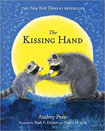 When Chester the raccoon is reluctant to go to kindergarten for the first time, his mother teaches him a secret way to carry her love with him. The Kissing Hand Book, Kissing Hand, The Kissing Hand, Starting School, Mom Stuff, Early Literacy, School Books, Kids Books, Board Books