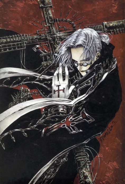 Trinity Blood Wallpaper, Vampiric Aesthetic, Abel Nightroad, Arte Pulp, Blood Wallpaper, Castlevania Wallpaper, Trinity Blood, Manga Japan, Blood Art