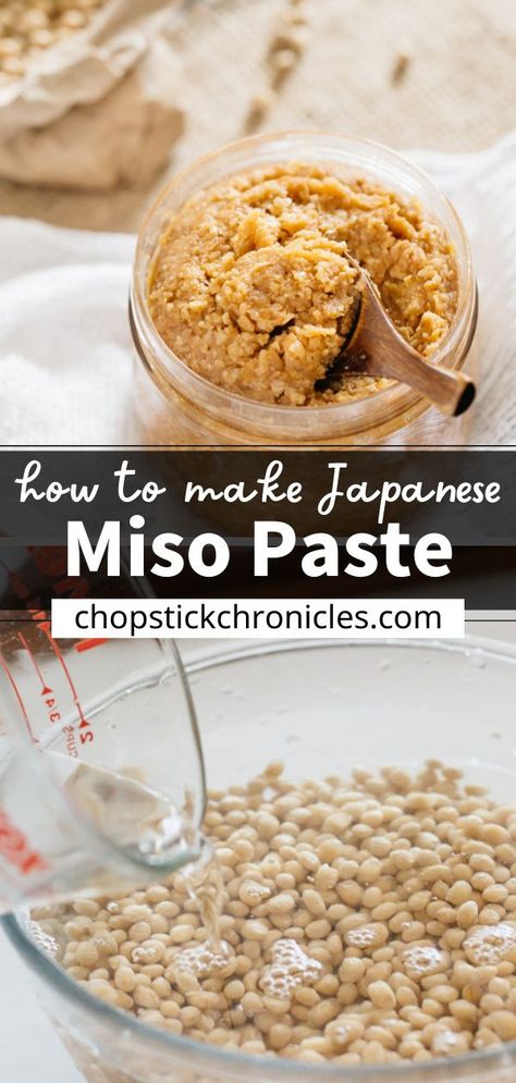 Miso Paste Recipes, Miso Recipes, Homemade Miso, Korean Food Side Dishes, Miso Recipe, Tofu Recipes Vegan, Miso Paste, Japanese Street Food, Fermentation Recipes