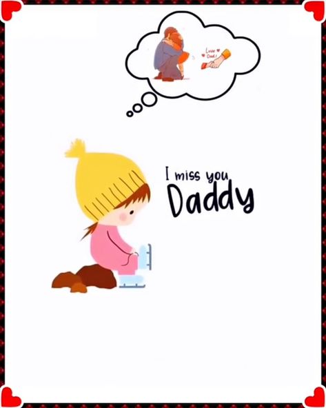 Papa Missing Quotes, Father And Daughter Cartoon, Miss You Dad From Daughter, Missing Dad Quotes From Daughter, Father And Daughter Quotes, Miss U Papa, Mother Mary Wallpaper, Mary Wallpaper