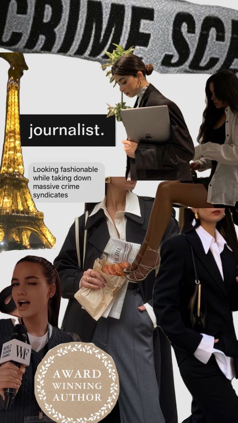 Dream job ❤️❤️#journalist #outfitinspo #wallpaper #quotes #vibes #paris #writer #newyorkcity #newyorkvibe #nycitygirl #newyorkgirl #crime #law #fashion #reporter #career #motivation Journalism Degree Aesthetic, Rich Journalist Aesthetic, Journalist Outfits Aesthetic, Investigative Journalist Outfit, How To Become A Journalist, Journalist Job Aesthetic, Journalist Aesthetic Fashion, New York Journalist Aesthetic, Fashion Journalist Aesthetic