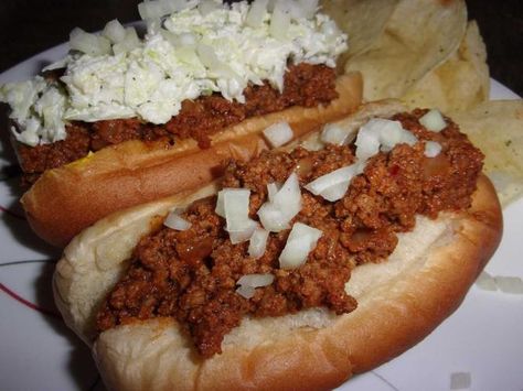 Wv Hot Dog Chili Recipe, West Virginia Hot Dog Chili Recipe, West Virginia Hot Dog Sauce Recipe, Chili Dog Sauce Recipe, Hot Dog Chili Sauce Recipe, Homemade Hot Dog Chili, Chili Dog Sauce, Coney Dogs, Hot Dog Sauce Recipe