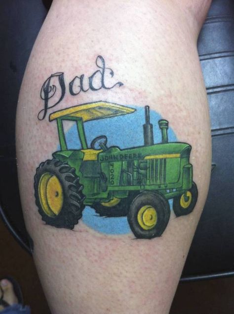 Tractor Tattoo, Farmer Tattoo, Trucker Tattoo, Grandma Tattoos, Roots Tattoo, Bicep Tattoo Men, Mom Daughter Tattoos, Scar Cover Up