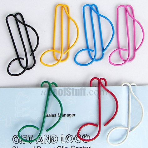 Paper Clips Diy, Paperclip Crafts, Wire Bookmarks, Band Geek, Diy Bookmarks, Bassoon, Music Note, Paper Clips, Diy Book