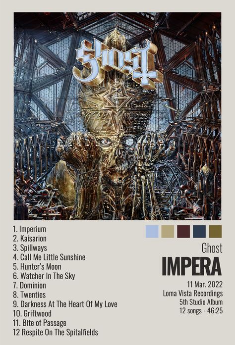 Impera Album Cover, Ghost Bc Album Covers, Ghost Band Tapestry, Ghost Album Poster, Ghost Band Poster Vintage, Ghost Band Album Covers, Ghost Album Covers, Ghost Poster Band, Ghost Band Poster