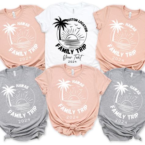 Bahamas Shirt Ideas, Hawaii Family Vacation Shirts, Family Beach Trip Shirts, Best Friends Road Trip, Family Beach Shirts, Friends Road Trip, Vacation Shirts Beach, Christmas Camping, Funny Vacation Shirts