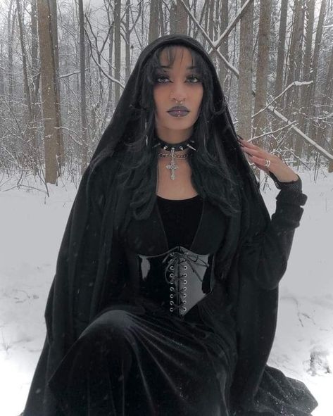 Goth Outfit Inspo, Afro Goth, Afro Punk Fashion, Goth Subculture, Goth Look, Alt Outfits, Goth Women, Black Goth, Goth Beauty