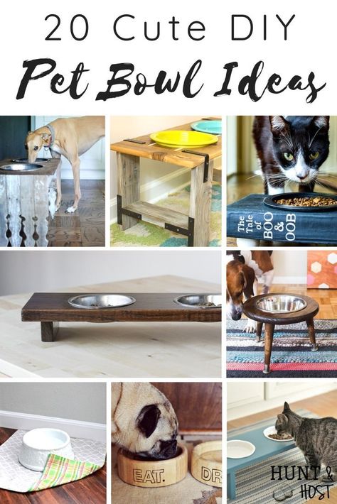 cute DIY pet bowl ideas Use scrap wood and upcycled finds for this great DIY pet decor ideas, feeding stations for cats, dogs and other four legged friends. #diypetdecor #petbowl #diyfeedingstation #catlover #dogbowl #animaldecor Food Bowl Ideas, Dog Bedroom Decor, Pet Food Station, Before And After Home Decor, Pet Bowls Stand, Cat Food Station, Cat Bowl Stand, Cat Feeding Station, Dog Bowl Holder