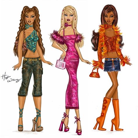 Hayden Williams (@hayden_williams) • Instagram photos and videos 00s Barbie, Hayden Williams Fashion, Barbie Drawing, Hayden Williams, Then Vs Now, Polished Style, Y2k Era, Sound Off, Design Aesthetics