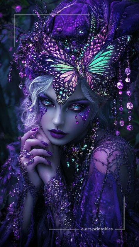 Fantasy Art, Enchanted Forest, Mythical Creatures, Female Fantasy Characters, Halloween, Magical Women, Halloween Art, Halloween Illustration, Mystical Women, Digital Fantasy Art #FantasyArt, #EnchantedForest, #MythicalCreatures, #Halloween, #MagicalWomen, #HalloweenArt, #MysticalCreatures, #FantasyWorld, #DigitalArt, #FantasyWomen Dark Fairy Queen, Enchanted Forest Halloween, Wicked Lovely, Mystical Women, Forest Halloween, Characters Halloween, Female Body Paintings, Goblin Art, Magical Women