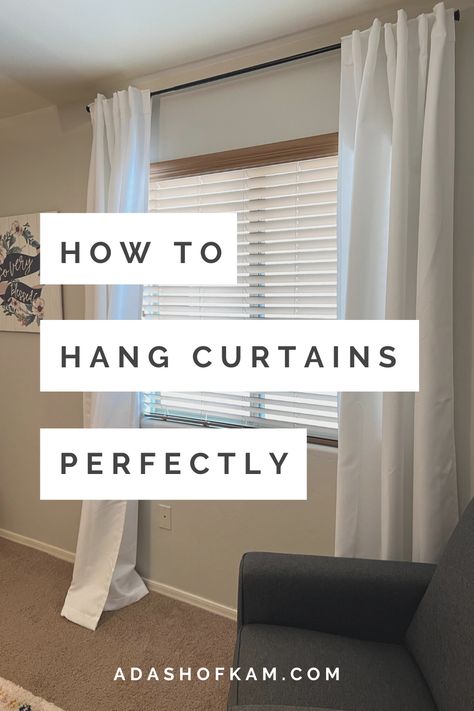 Hanging Curtains Ideas, Different Ways To Hang Curtains, Creative Ways To Hang Curtains, Hang Curtains High, Wide Window Curtains, Luxury Curtains Living Room, How To Hang Curtains, Taupe Curtains, High Curtains