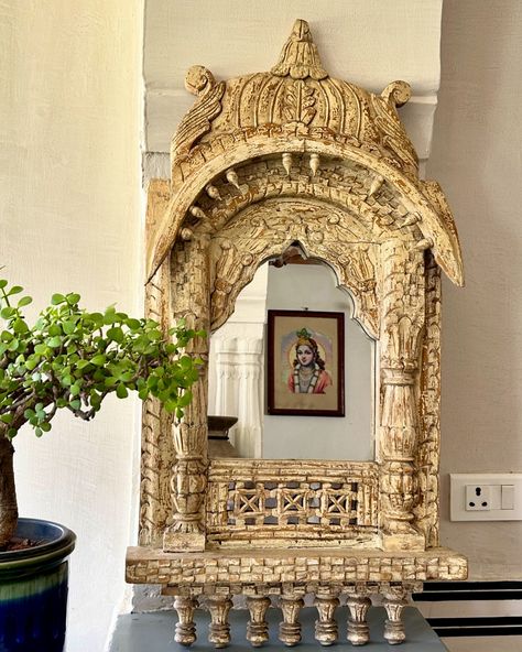 Check out our beautiful antique wooden Jharokha converted into mirrors and windows to Charish your walls. Will be listed soon ….. DM us for more inquiries. #indiantreasurehouse #jharokha #jharokhacollection #india #antique Indian Treasure, Wooden Mirror Wall Decor, Mirror Wall Hanging, Wooden Mirror Frame, 70s Home Decor, Hanging Home Decor, House Window, Ancient Sculpture, Wooden Mirror