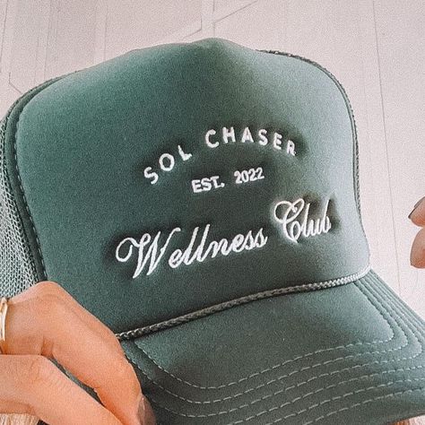 S O L C H A S E R on Instagram: "join the club 😏 trucker hats + more wellness club merch coming to BOTH pop-up this weekend! 🙌🏽 see you Saturday @swamphead 12-5 pm and Sunday @904popup 11 am - 7 pm 🛍️" Brand Trip, Club Merch, Wellness Club, Join The Club, Social Club, The Club, Trucker Hats, This Weekend, See You