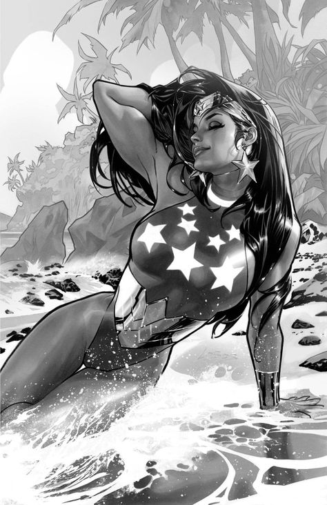 G'NORT'S ILLUSTRATED SWIMSUIT EDITION Comic Art Comic Book Characters Female, Character Composition, Composition Ideas, Female Comic Characters, Adam Hughes, Random Drawings, Comic Book Art Style, Swimsuit Edition, Female Hero