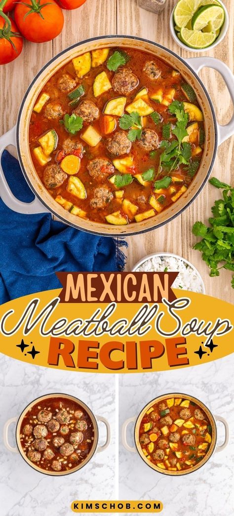 Mexican Meatball Soup Albondigas, Albondigas Soup Recipe Mexican, Albondigas Soup Recipe, Mexican Meatball Soup, Mexican Meatballs, Albondigas Soup, Meatball Soup Recipes, Recipe Mexican, Mexican Soup