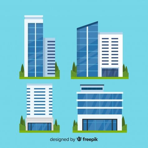 Office building set Free Vector | Free Vector #Freepik #freevector #city #house #building #office Urban Icon, Bright Office, Building Office, Modern Skyscrapers, Building Icon, Best Jdm Cars, Building Concept, Hotel Building, Apartment Architecture