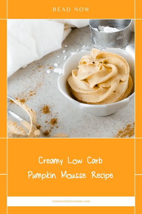 Fall in love with our delightful Low Carb Pumpkin Mousse! Tantalizingly creamy and packed with that unmistakable pumpkin spice taste, this mousse is the ultimate keto treat. With its simple ingredients and easy preparation, you can whip this up for a healthy Thanksgiving dessert that your guests will rave about. Forget high-carb dishes; this flavorful twist captures the essence of the season while keeping your diet on track. Ready to impress with your cooking skills? Grab your ingredients and enjoy this charming fall dessert! Low Carb Pumpkin Mousse, Pumpkin Mousse Recipe Easy, Healthy Pumpkin Mousse, Keto Pumpkin Mousse, Healthy Thanksgiving Dessert, Pumpkin Mousse Recipe, Mousse Recipes Easy, Healthy Thanksgiving Desserts, Keto Thanksgiving Recipes