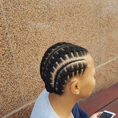 South African Hairstyles Natural, Natural Hair Wrap Styles, African Threading, Hair Craft, African Natural Hairstyles, Natural Braided Hairstyles, Shaved Hair Designs, African Hair Braiding Styles, Braided Cornrow Hairstyles