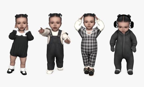 kemie 🐻 / #lookbook Sims 4 Lookbooks Cc Kids, Sims4 Child Cc, Child Sims 4 Cc, Sims Baby, Toddler Wearing, Sims 4 Expansions, Children Wear, Sims 4 Toddler, Sims Four