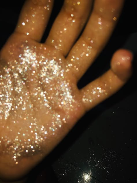 Glitter Tears, Glitter On The Floor, Glittery Makeup, A Touch Of Darkness, Glitter Aesthetic, Touch Of Darkness, Birthday Pic, Sparkly Makeup, Glitter Spray